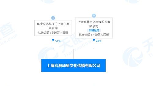 灿星文化与喜漫文化合资成立新公司，聚焦玩具动漫与广播电视节目制作